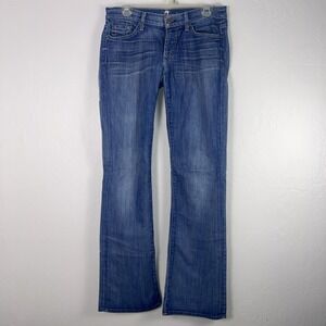 7 For All Mankind Women's Classic Blue Bootcut Jeans